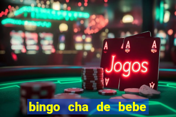 bingo cha de bebe cartelas para imprimir