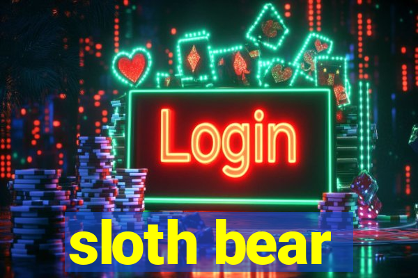 sloth bear