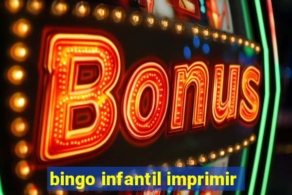 bingo infantil imprimir