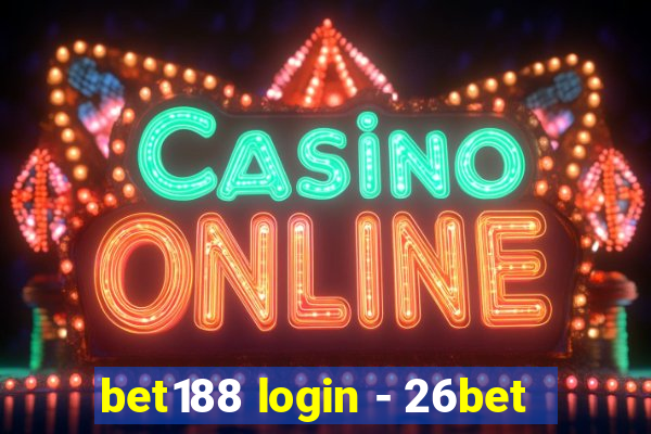 bet188 login - 26bet