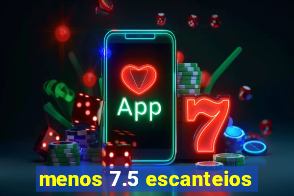 menos 7.5 escanteios