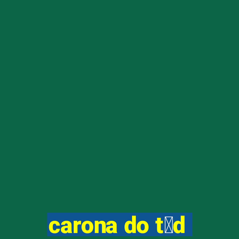 carona do t茅d