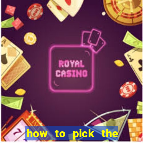 how to pick the right slot machine to win