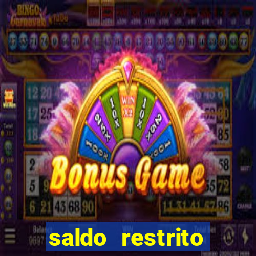 saldo restrito estrela bet