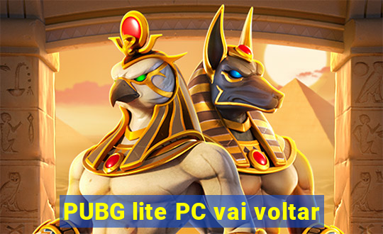 PUBG lite PC vai voltar