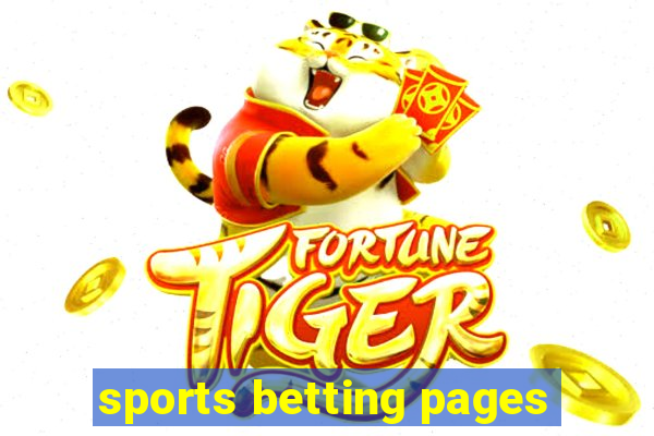 sports betting pages