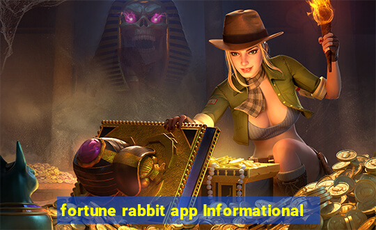 fortune rabbit app Informational