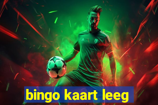 bingo kaart leeg