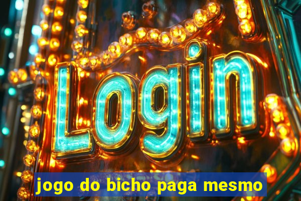 jogo do bicho paga mesmo