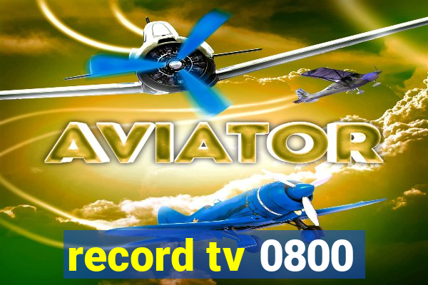 record tv 0800