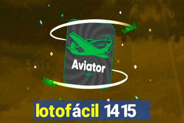 lotofácil 1415