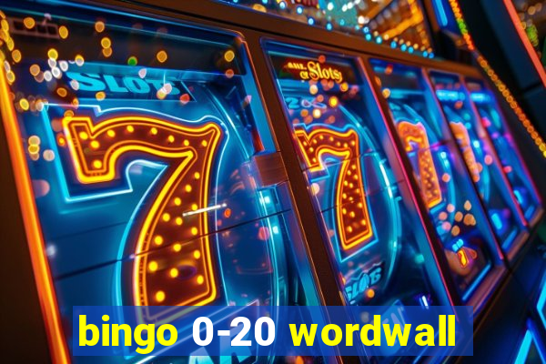 bingo 0-20 wordwall