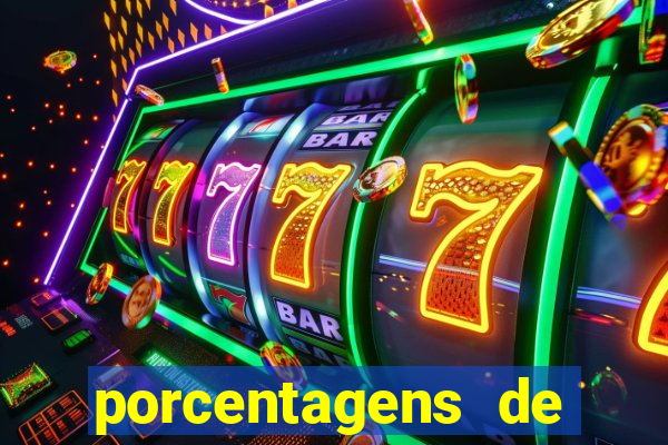 porcentagens de jogos pagantes