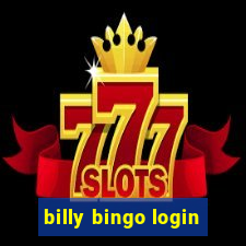 billy bingo login