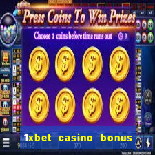 1xbet casino bonus ohne einzahlung