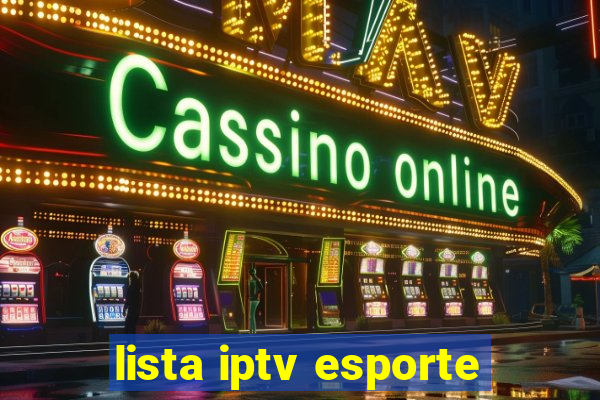 lista iptv esporte