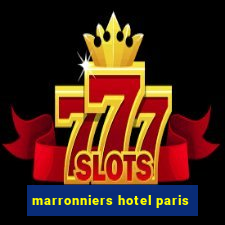 marronniers hotel paris