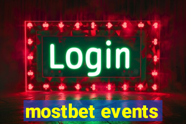 mostbet events