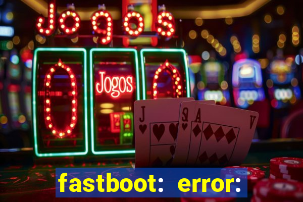 fastboot: error: failed to identify current slot