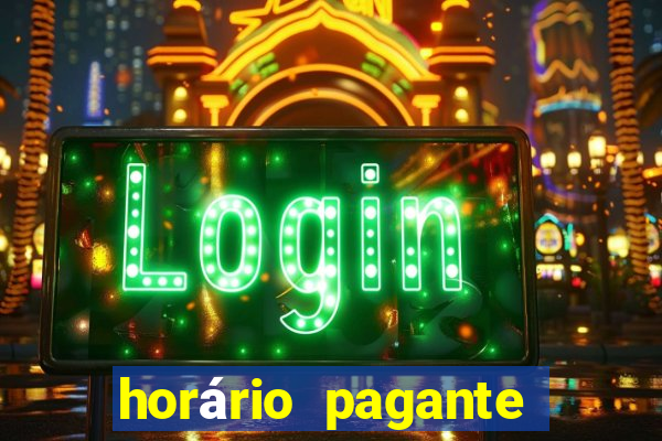 horário pagante fortune ox