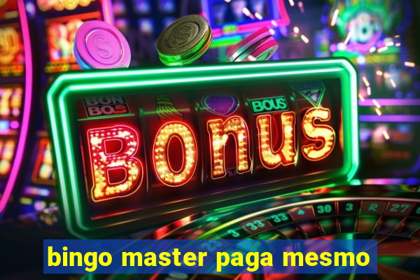 bingo master paga mesmo