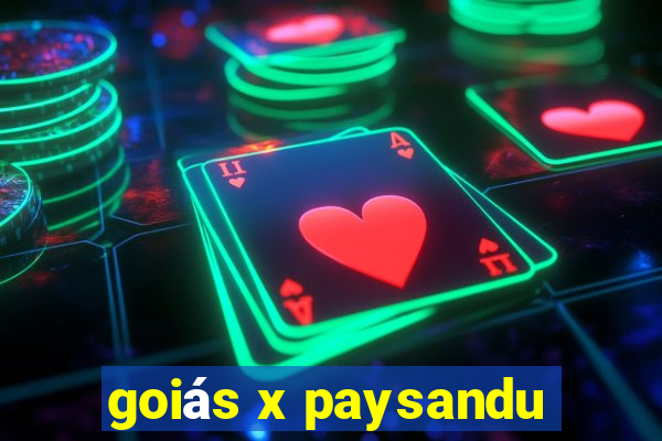 goiás x paysandu