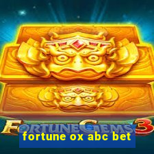 fortune ox abc bet