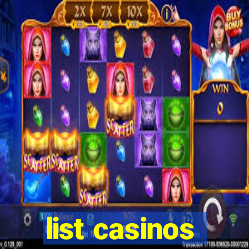 list casinos