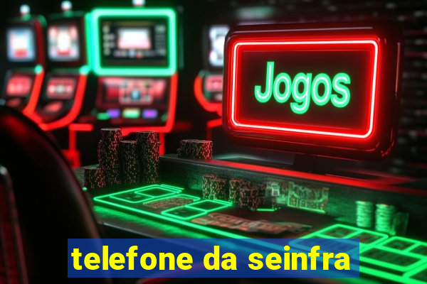 telefone da seinfra