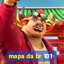 mapa da br 101