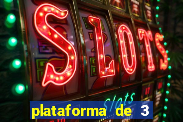 plataforma de 3 reais jogo