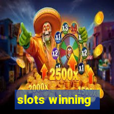 slots winning