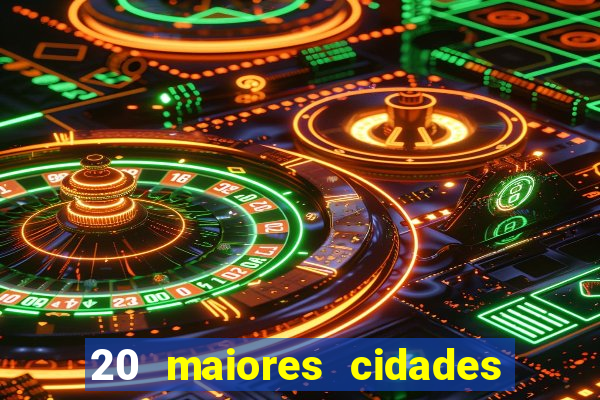 20 maiores cidades de sp