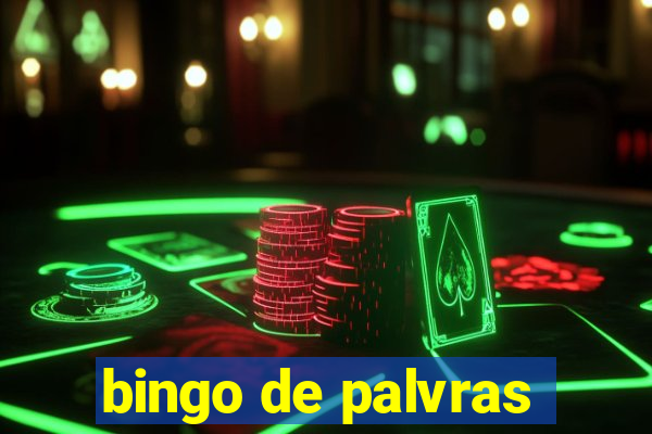 bingo de palvras