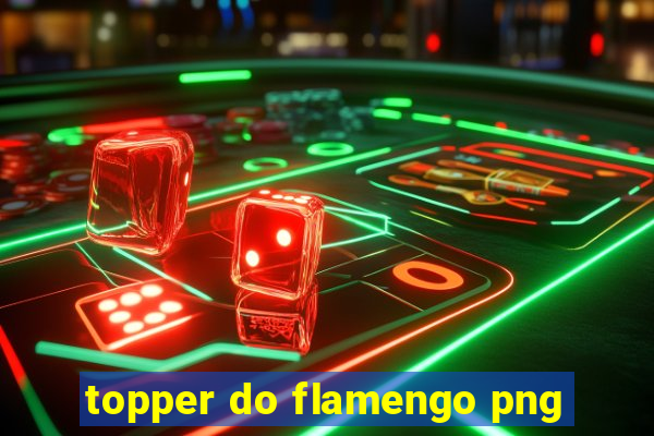 topper do flamengo png