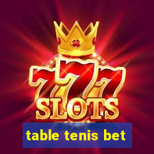 table tenis bet