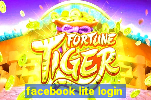 facebook lite login