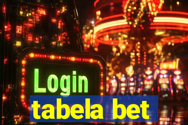 tabela bet