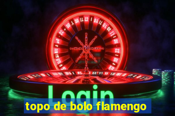 topo de bolo flamengo