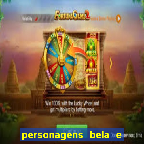 personagens bela e a fera png