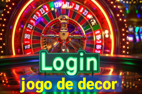 jogo de decor