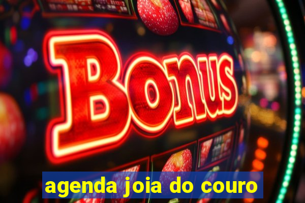 agenda joia do couro