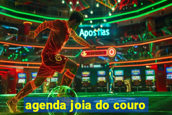 agenda joia do couro