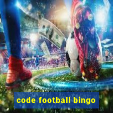 code football bingo