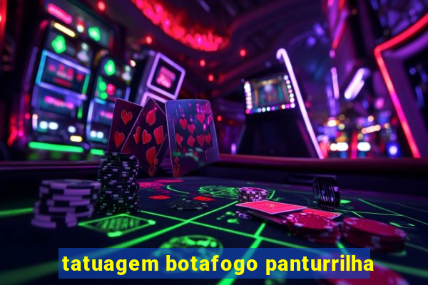 tatuagem botafogo panturrilha