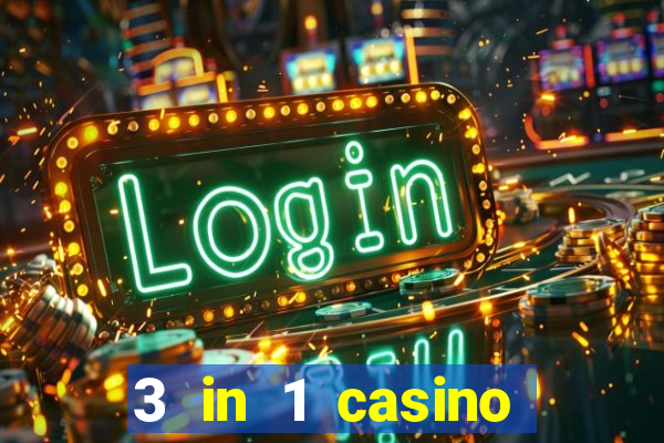 3 in 1 casino game set