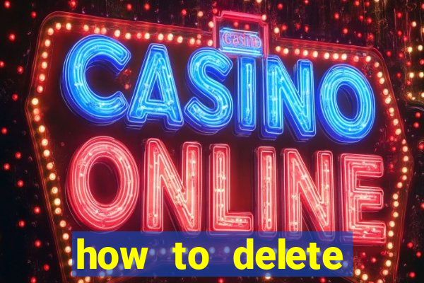 how to delete account in bingo plus