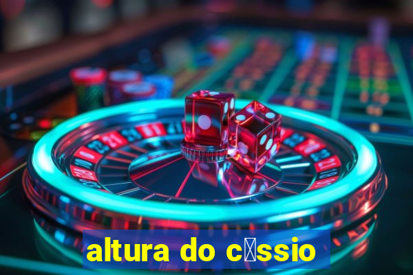 altura do c谩ssio