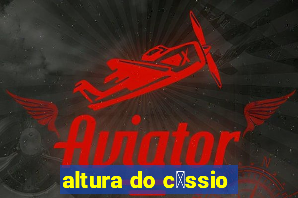 altura do c谩ssio