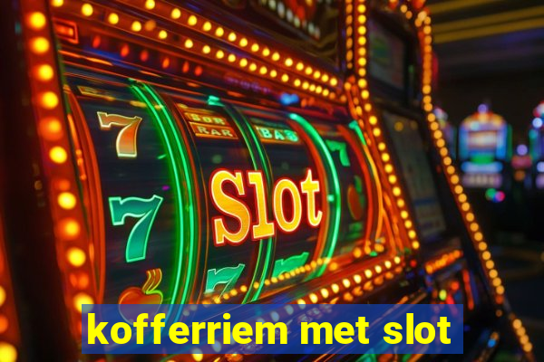 kofferriem met slot